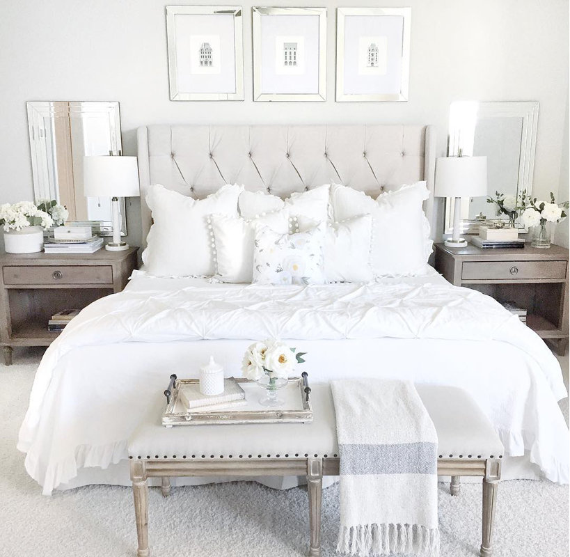 Farmhouse Bedroom Design Photo by WayfairAtHome Wayfair